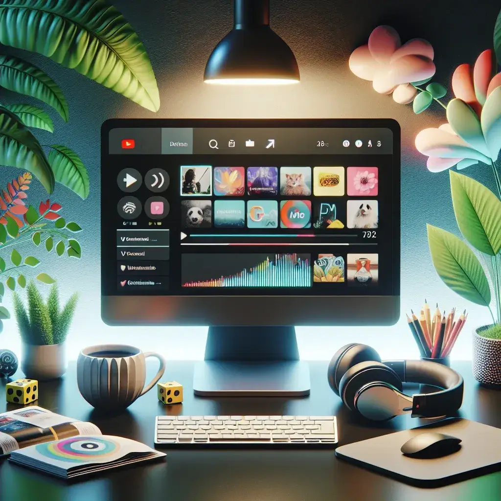 "Person using a YouTube downloader application on a laptop screen, illustrating the process of downloading videos in 2024."