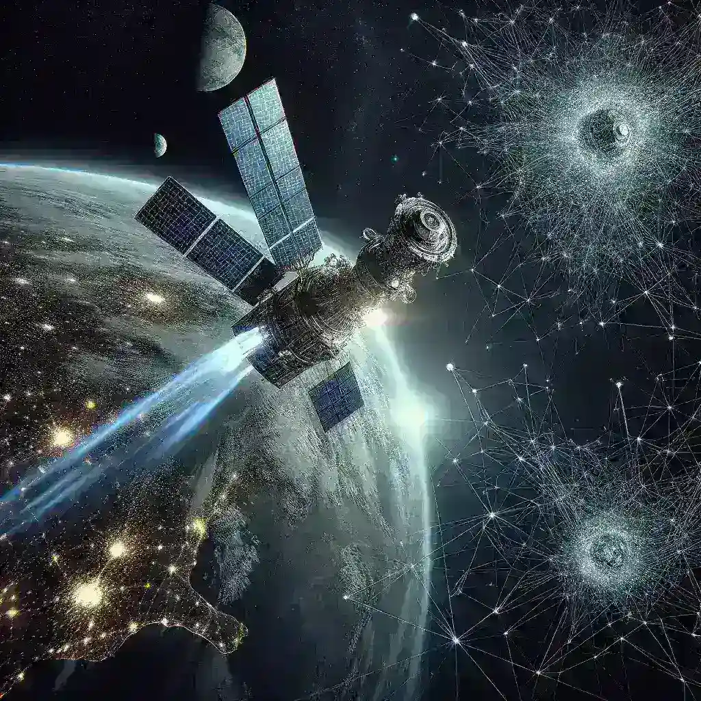 "Space Force personnel monitoring screens showcasing the AI-driven orbital debris tracking network launch, highlighting advanced technology for space safety."
